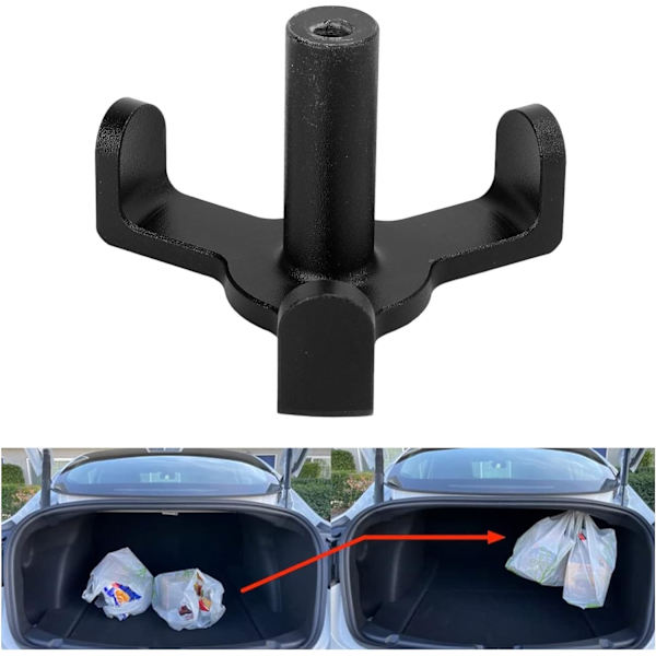 Tesla Model 3 Bagasjeromskrok - Krok for handlepose