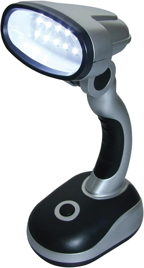 1 st 12LED bordslampa, ljusstark batteridriven