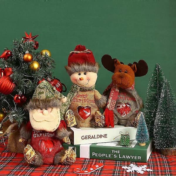 Julepynt, julegaveposer, juleslikposer, juleæbleposer, julehåndtasker, træformede æbleposer, hjort