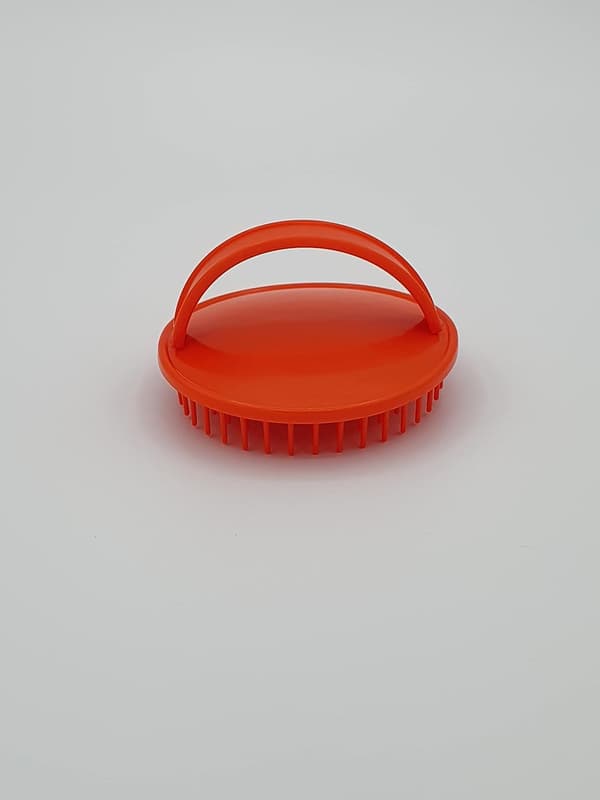 Orange Hovedbundsmassage Hårbørste Red
