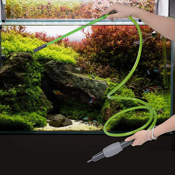 Akvarievattensväxlare, Akvariegrusrengöringssats med sifon för vattenbyte och sandrengöring