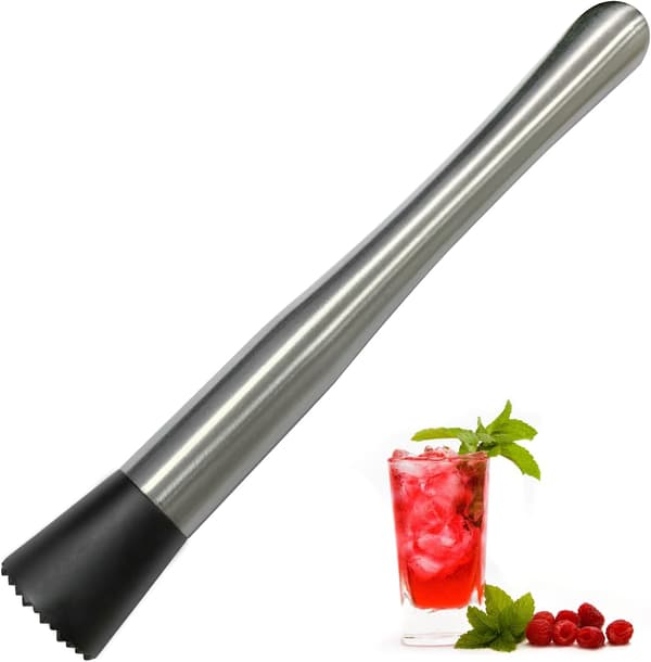 10 tommers rustfritt stål muddler for cocktails