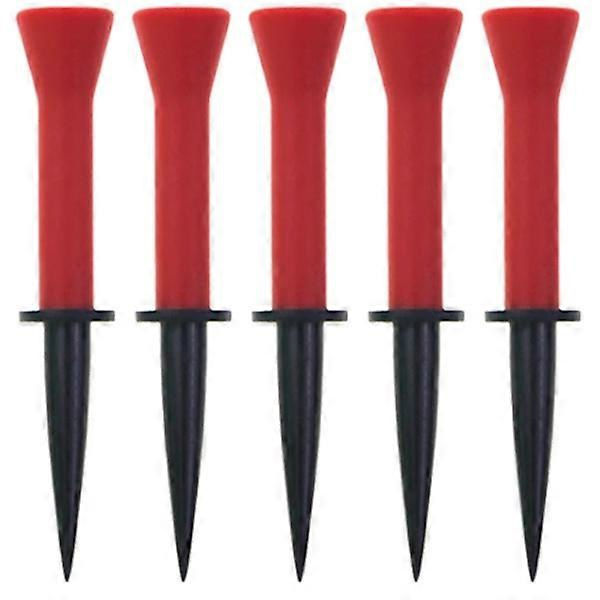 Gummipeggar flexibla 76 mm 10-pack Röd