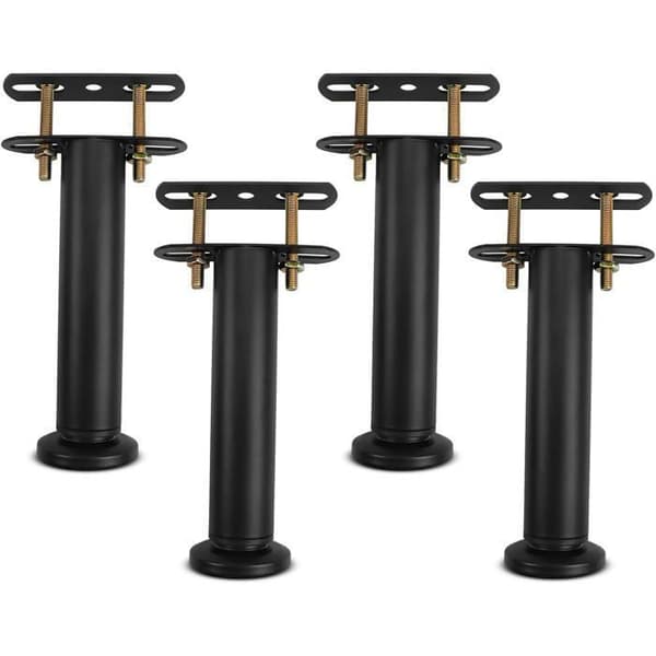 Sengeben, sengebundsfødder, justerbare metalsengeben til sengebund, garderobe, sofa 18-33 cm - sæt med 4