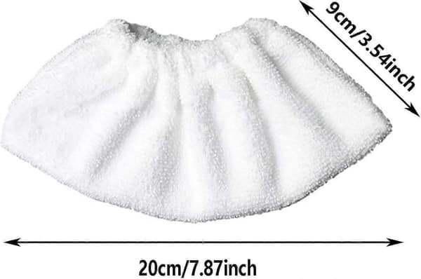 8 stk. dampmopp erstatningskluter, vaskbare mikrofiber dampmopp pads