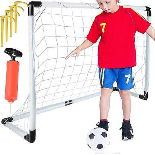 Fotbollsmål + Boll + Pump