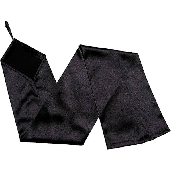 Kvinders Super Lange Satin Handsker Opera Fingerløse Handsker Ekstra Lange Banket Teater Dans Party Handsker, Sort