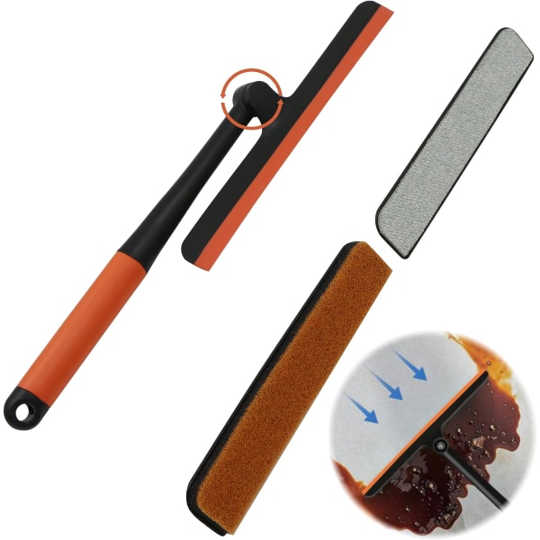 Window Squeegee, Window Cleaning Kit, Window Frame Cleaner and 3 in 1 Combi