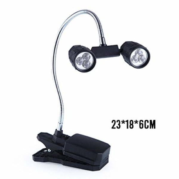 Multifunktionell skrivbordslampa LED klämma LJUS Tält CAMPING Camping BBQ Grill Ljus Utomhus Camping Nattlampa Ögonskydd Bordslampa