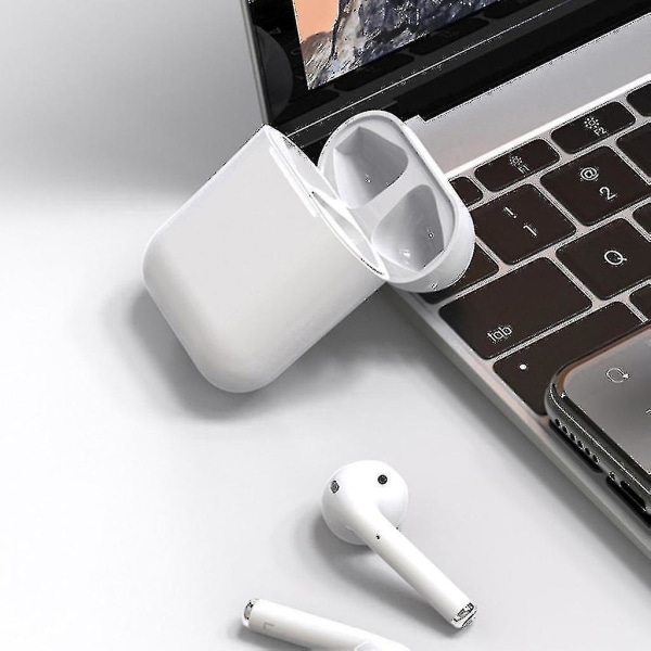 Airpod 2:a trådlösa öronsnäckor Vattentäta Bluetooth-kompatibla hörlurar med mikrofon