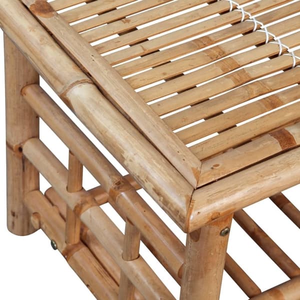 vidaXL Sofabord Bambus 90x50x45 cm brown Brun