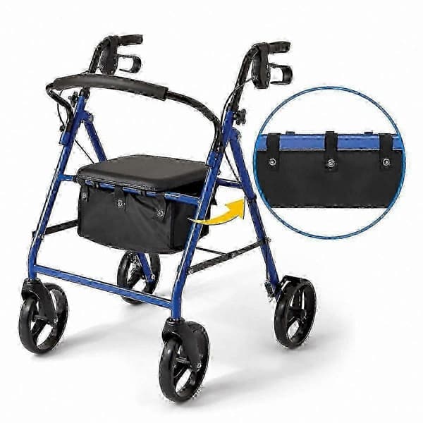 Rollator Opbevaringstaske til Under Sæde, Walker Kurv Udskiftning til Fire-Hjuls Mobilitetshjælpemidler Tilbehør
