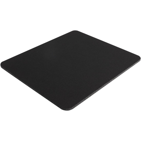 Musematte, 8 tommer x 9 tommer, for datamaskin eller spillmusematte, sklisikker base, neoprenbakside og jerseyoverflate for jevn musekontroll (svart)