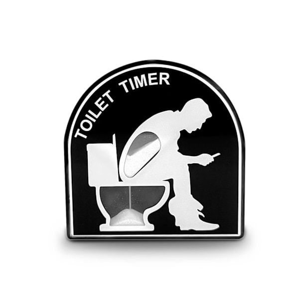 Minutt toalett timeglass timer, timeglass kreativ toalett timeglass timer, hjem hage hjem dekor leketøy, pappa gave, morsomme gaver for menn, ektemann(Stil-1)