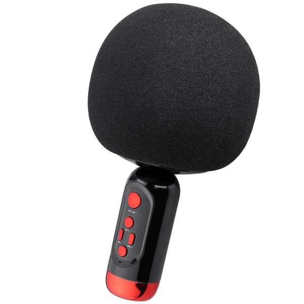 Bluetooth Karaoke Mikrofon med TWS Duet Bluetooth 5.0 Inbyggd Högtalare Bärbar Handhållen Mikrofon Stöd TF