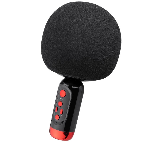 Bluetooth Karaoke Mikrofon med TWS Duet Bluetooth 5.0 innebygd høyttaler Bærbar håndholdt mikrofonstøtte TF
