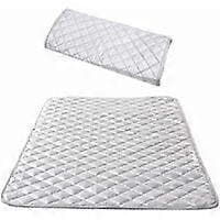 Isolert Strykeunderlag Dampstryke-teppe Bomull Bærbar Bordplate Strykematte for Vask 48*80cm