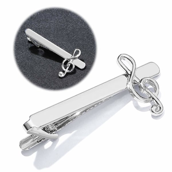 Business Tie Bar Mænd Slipseclips til kreative sølv high-end modeclips-gaver