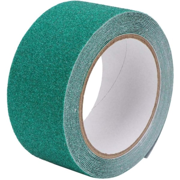 Gulv anti-skrid tape, 5 cm x 5 m kvarts sand anti-skrid tape (grøn)