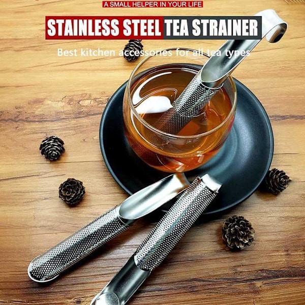2 st rostfria teinfuser, tesilar för löst te, rostfria tesilar för löst te, teinfuser för lösa teblad
