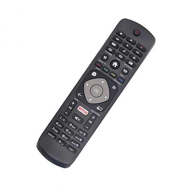 Universal Philips smart TV fjernbetjening med Netflix udskiftning Sort