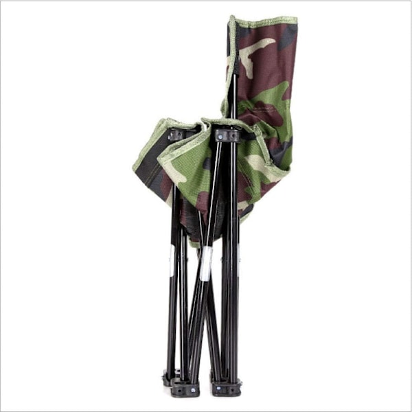 Camping och vandring hopfällbar fiskestol kamouflage hopfällbar stol pall, 33 * 33 * 53cm