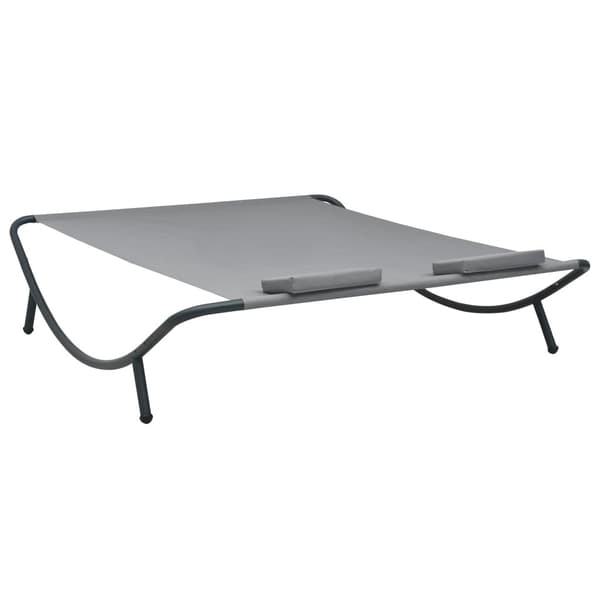 vidaXL Solstol Tyg Antracit silver Antracit