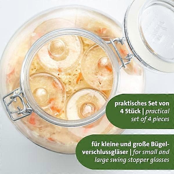 Jäsningsvikt - glasviktsset bestående av 4 vikter för jäsning, jäsningstillbehör