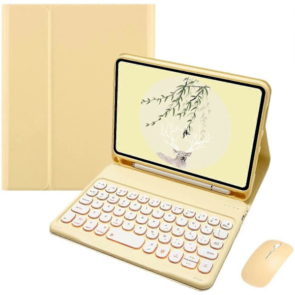 Söpö Ipad 9. sukupolven näppäimistökotelo hiirellä Ipad 8. sukupolvi/ipad 7. sukupolvi/ipad Air 3/ipad Pro 10.5 Väri