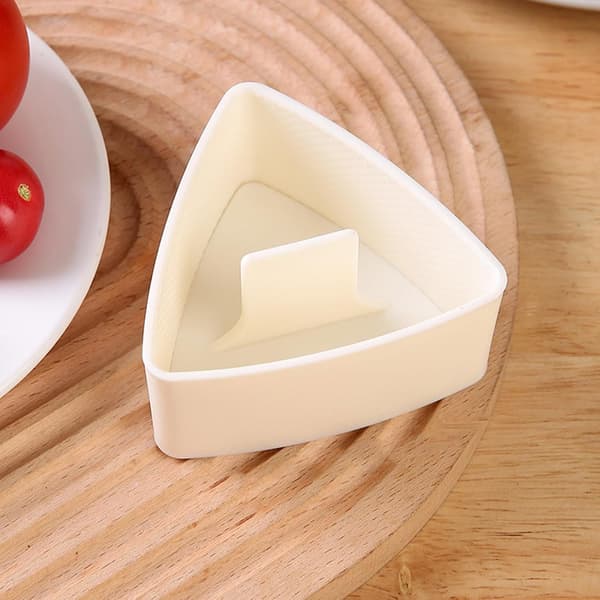 1 stk. Onigiri-form - 8,5x8,5x4 cm Trekantet Onigiri-form | Trekantet risballform Sushi-form | Risform med trykk