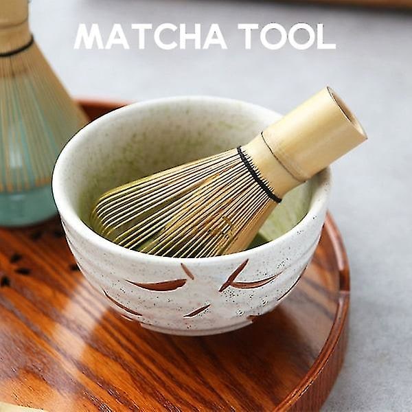 Japansk Matcha-set (3 delar) - Matcha-visp i bambu, tesked - set