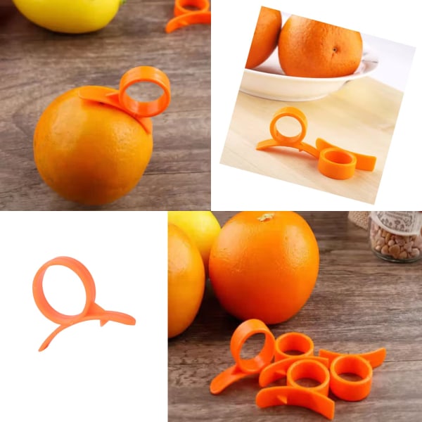 Appelsiininkuorintatyökalu, Appelsiininkuorija Monitoiminen Creative Mini Appelsiininavaaja, Appelsiinin sitrushedelmäkuorijat, Poista työkalu Hedelmäkuorija, (6 kpl)