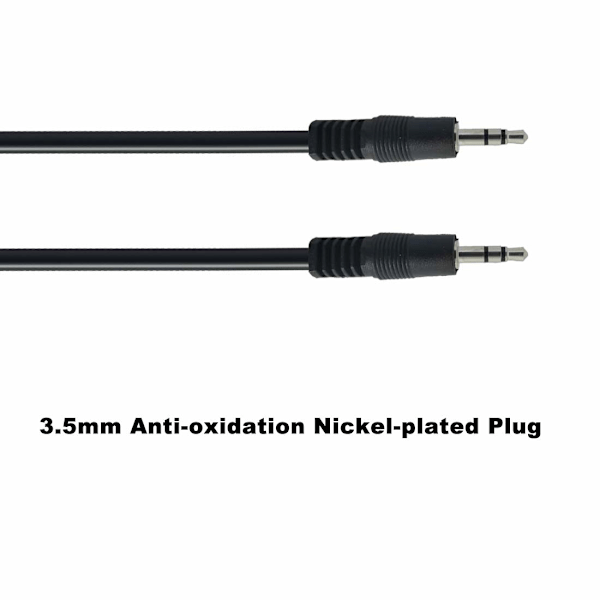 6ft 3,5 mm stereo naar 2-mannelijke Y-splitter audiokabel