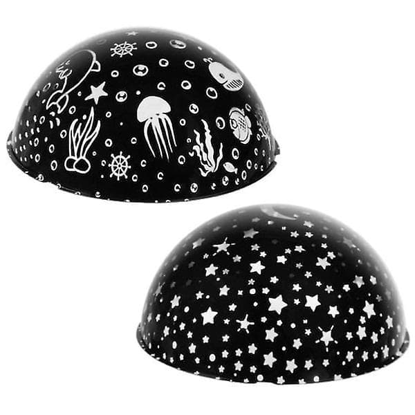 Stjerneprojektor - Galaxy Lampe - Undervands Projektor - Sort