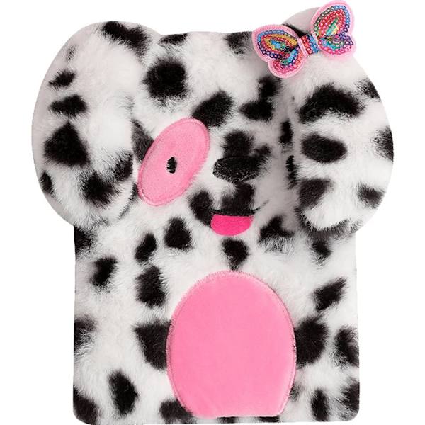 Spotted Dog Planner Fluffy Journal Notebook Dog Secret Notepad Cute Cartoon Puppy Writing Diary Agenda