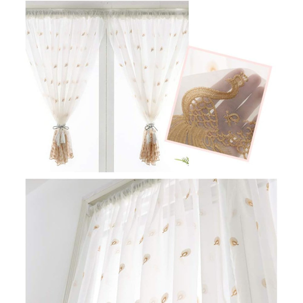 Kort Vindue Gardin Valance