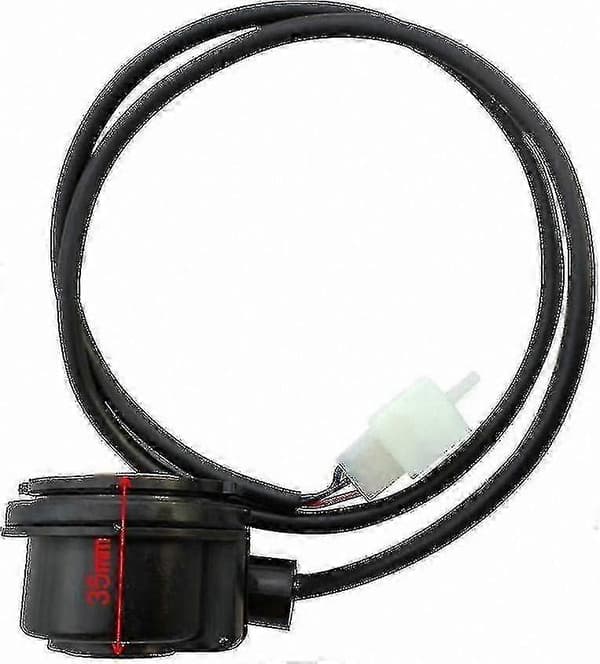Universal 3-benet motorcykel kilometertæller sensorkabel til digital speedometer, holdbart sort design