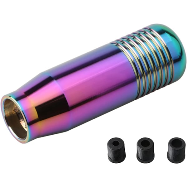 8,5 CM manuell växelspak för bil - universell 5,6-växlad aluminiumväxelspakadapter - växelspaksknopp (färgglad) Colorful