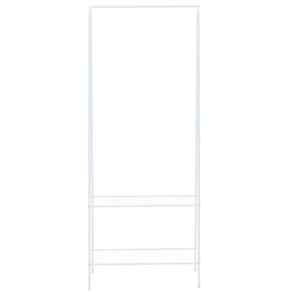 vidaXL Klädställning 59x35x150 cm Vit