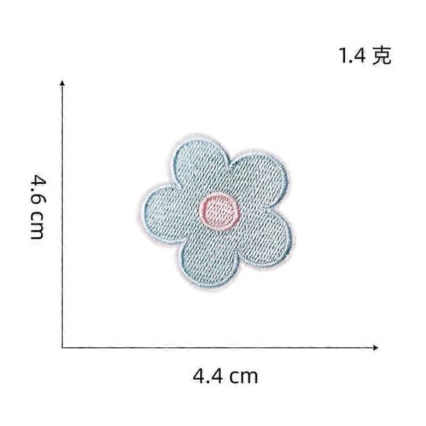 12 stk. søte blomsterlapper, Y2K dekorative blomster strykelapper