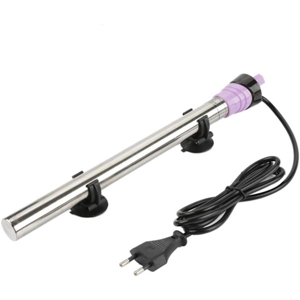 Akvarievarmer, Automatisk Termostatisk Akvarievarmerstang i Rustfrit Stål, Eksplosionssikker (300W)