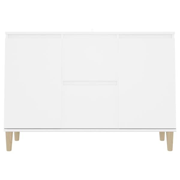 vidaXL Skänk Vit 101x35x70 cm Konstruerat trä white Vit