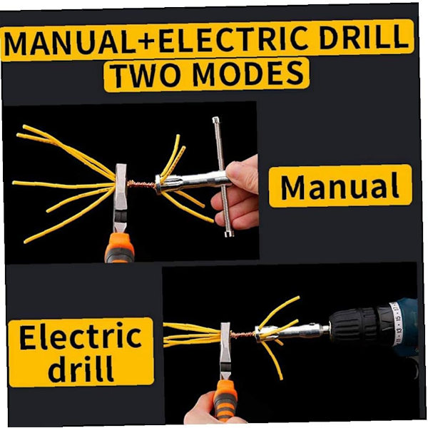 Trådstripper Hurtigkobling Elektrisk Kabelverktøy for Drill Parallel Grade