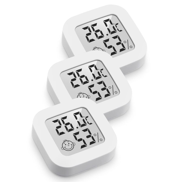 Mini høypresisjon digitalt innendørs termometer Hygrometer-Termo Hygrometer Komfortnivåindikator