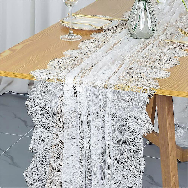 Spetsbordslöpare Broderad Boho Bordslöpare för Bröllopsfest