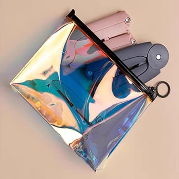 6 stk. sammenleggbare kleshengere i plast Pink