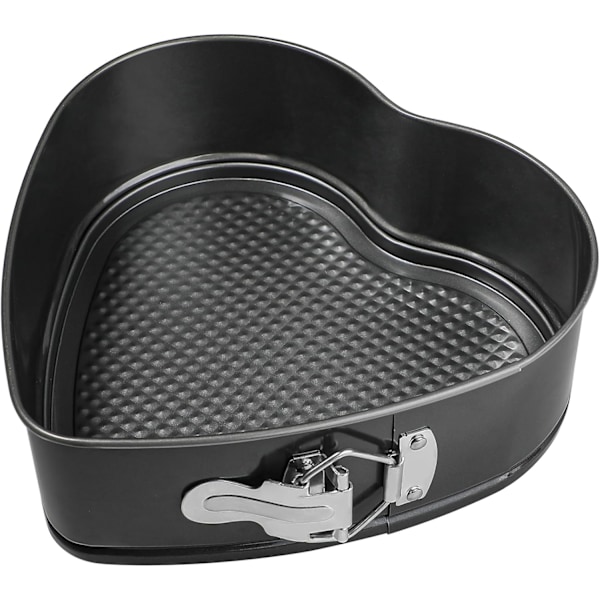 2 stk hjerteformet springformform 9 tommer nonstick hjerte ostekakeform, stor hjertekakeform, valentinsdagsbaking
