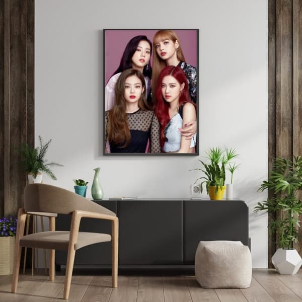 Blackpink Gruppfotoposter – Trendig & Modern Väggkonst 21×30 CM