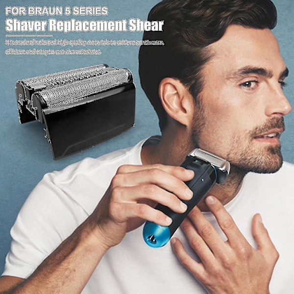 Hode til barberfolie for Braun 52b Serie 5 5020s, 5030, 5030s