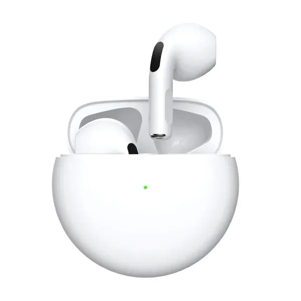Pro 6 Trådløse Ørepropper, Pro6, Bluetooth 5.3, Hvit, NY